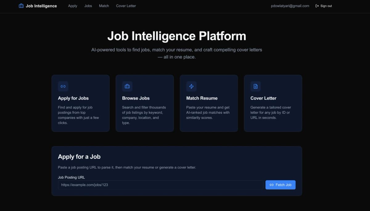 Job Intelligence Web